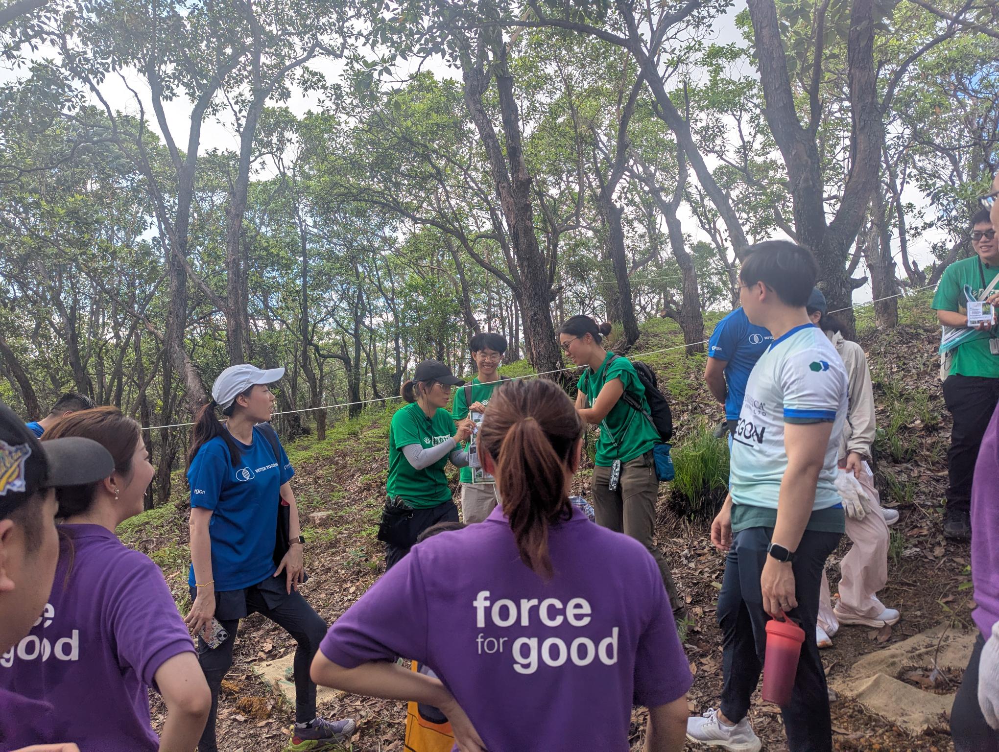 Tree Planting with Green Power (Hong Kong branch office)