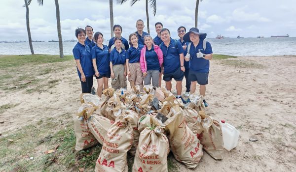 2025 East Coast Park Beach Cleanup (Singapore branch office)